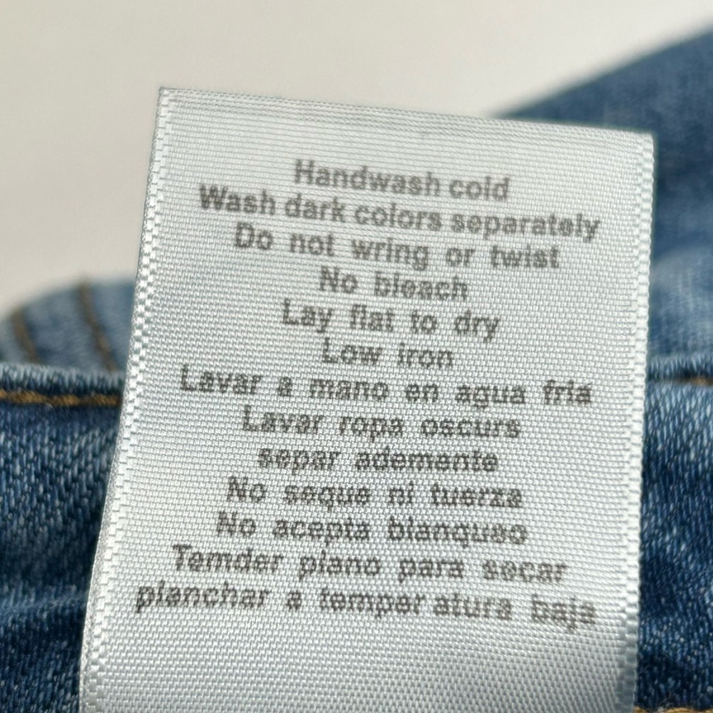 Judy Blue High‎ Waist Cuffed Denim Shorts Medium Stretch Denim Distressed 30x6 - Picture 8 of 11